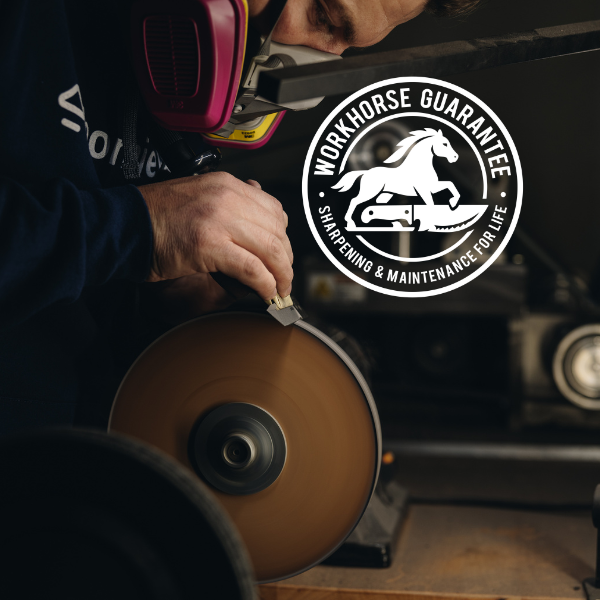 WORKHORSE GUARANTEE - Lifetime Sharpening & Maintenance