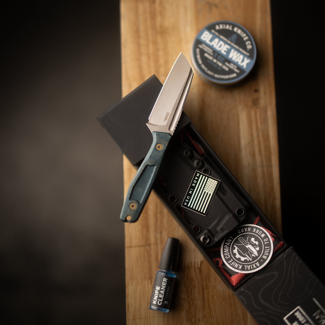 Alpine Ultralight Sheepsfoot - EDC Fixed Blade | Axial Knives Alpine Ultralight Sheepsfoot - EDC Fixed Blade | Axial Knives